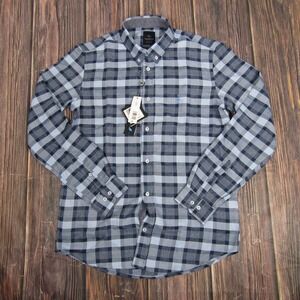 TailorByrd Shirt Boys XL Plaid Button Down Stretch Dress Casual B24521LS